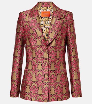 Blazer 24/7 en jacquard de coton | La DoubleJ