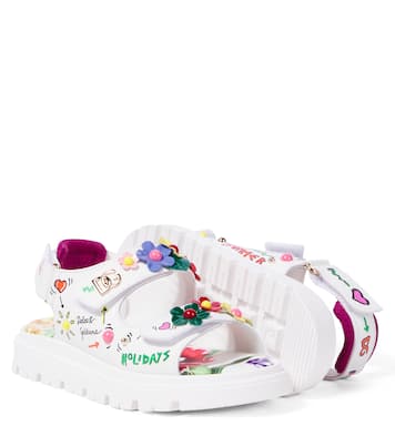 Sandali in pelle stampata | Dolce&Gabbana Kids