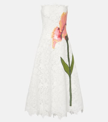 Midikleid Mariela aus Spitze mit Pailletten | Costarellos