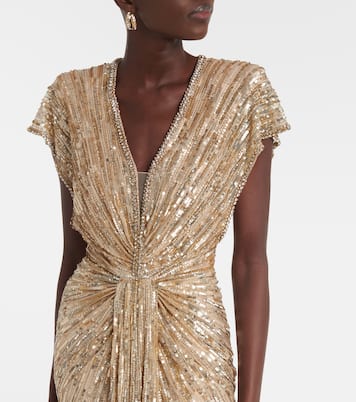 Zola sequined tulle gown | Jenny Packham