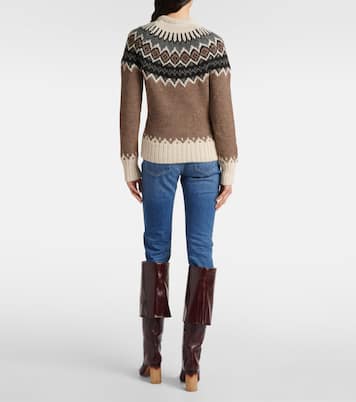 Fair Isle wool and cashmere sweater | Chloé