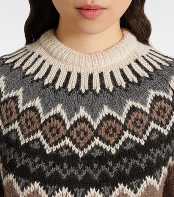 Fair Isle wool and cashmere sweater | Chloé