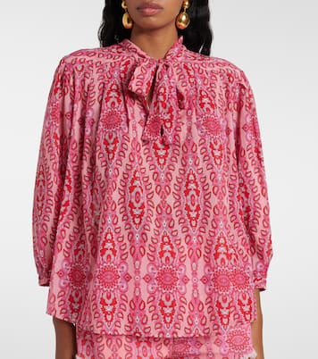 Schluppenbluse aus Baumwolle | Etro