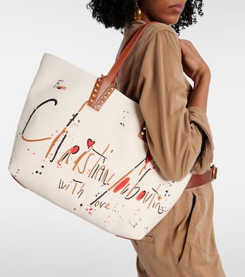 Borsa Cabata Large con pelle | Christian Louboutin