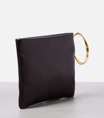 Pochette Square Bracelet en cuir | The Row