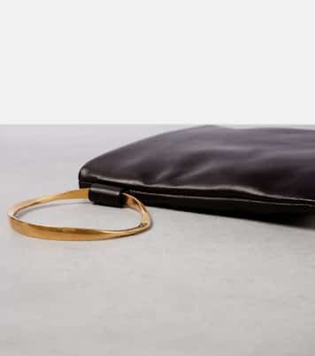Pochette Square Bracelet en cuir | The Row