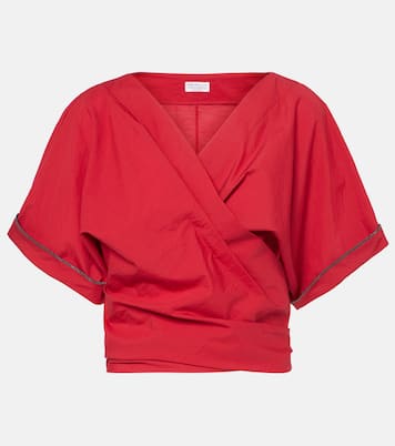 Bluse aus einem Baumwollgemisch | Brunello Cucinelli