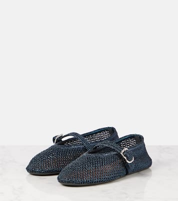 Mary-Jane-Ballerinas mit Leder | Alaïa