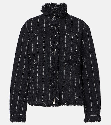 Striped tweed jacket | Sacai
