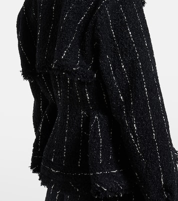 Striped tweed jacket | Sacai