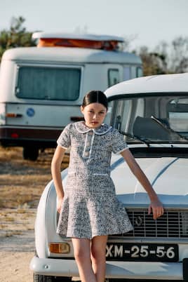 Verziertes Kleid aus Tweed | Patachou