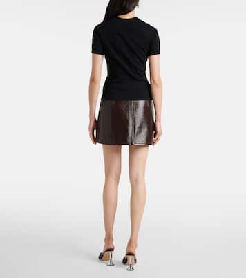 Camiseta Heritage de algodón con logo | Courrèges