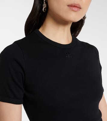 Camiseta Heritage de algodón con logo | Courrèges