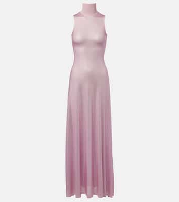 Ruched sequined maxi dress | David Koma