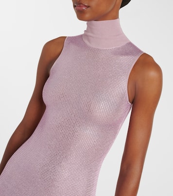 Ruched sequined maxi dress | David Koma