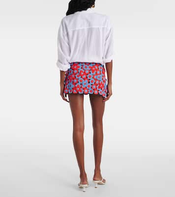 Minifalda Magdalena de croché de algodón | Staud