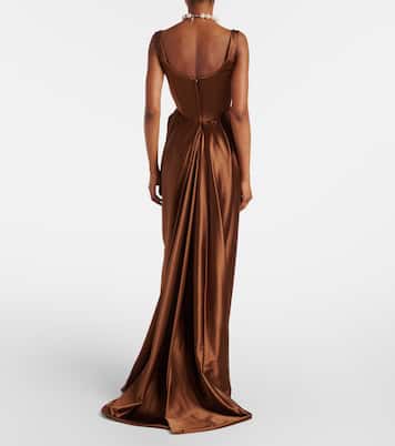 Abito lungo Nova Camille in raso | Vivienne Westwood