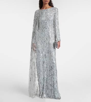 Vestido de fiesta Pauline con capa | Jenny Packham