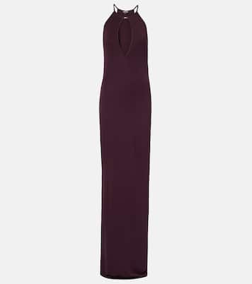 Robe longue en crêpe | Tom Ford