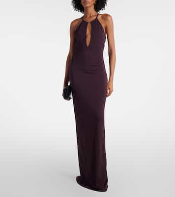 Robe longue en crêpe | Tom Ford