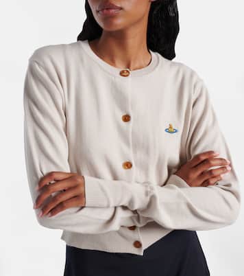 Cardigan Bea Orb in cotone e cashmere | Vivienne Westwood