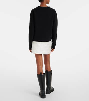 Pullover in lana e cashmere con logo | Moncler