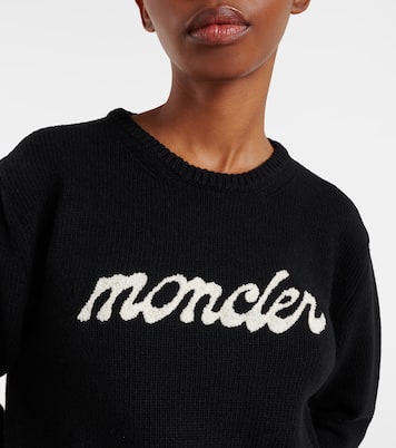 Pullover in lana e cashmere con logo | Moncler