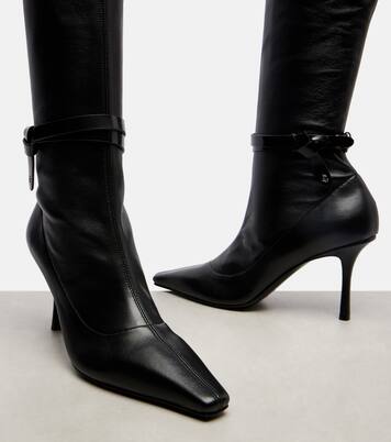 Overknee-Stiefel Camie 85 aus Leder | Jimmy Choo