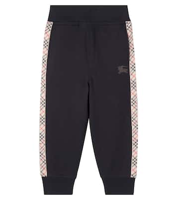 EKD Burberry Check cotton jersey sweatpants | Burberry Kids