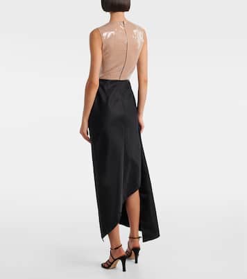 Maxikleid mit Pailletten | David Koma