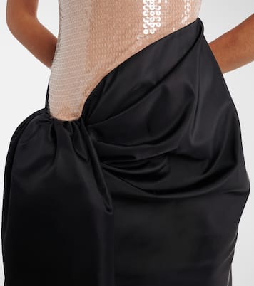 Maxikleid mit Pailletten | David Koma