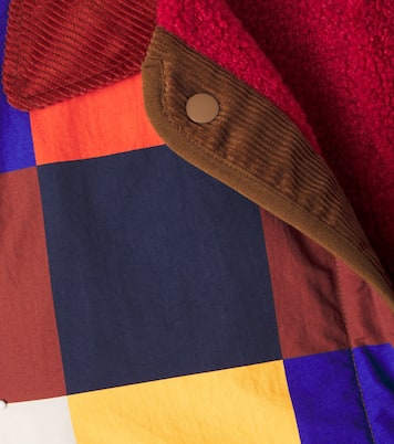 Multicolor Tiles reversible teddy jacket | Bobo Choses
