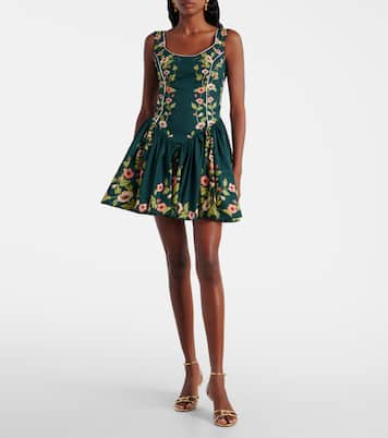 Robe Pluma en coton à fleurs | Agua by Agua Bendita