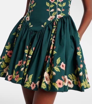 Robe Pluma en coton à fleurs | Agua by Agua Bendita