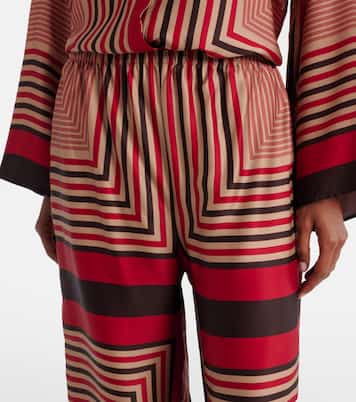 Jensen printed wide-leg pants | Faithfull