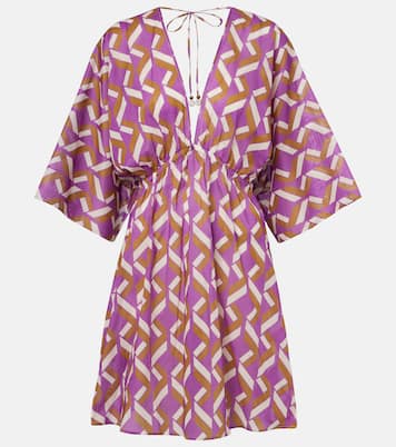 Feel patterned cotton voile minidress | Eres
