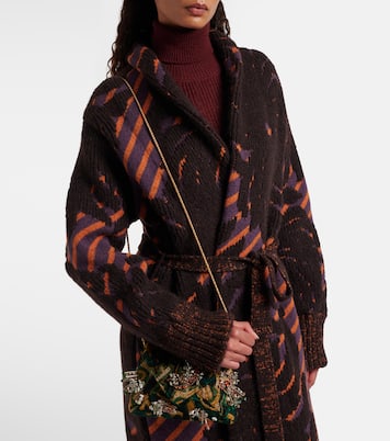 Embellished jacquard clutch | Dries Van Noten