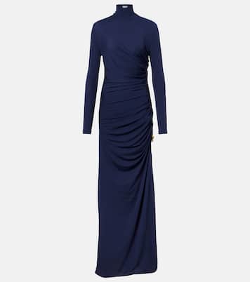 Knot draped jersey gown | Bottega Veneta