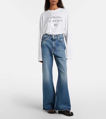 High waist wide-leg jeans | Acne Studios