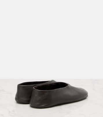 Stella leather ballet flats | The Row