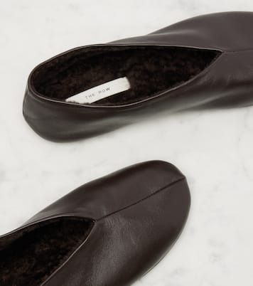 Stella leather ballet flats | The Row