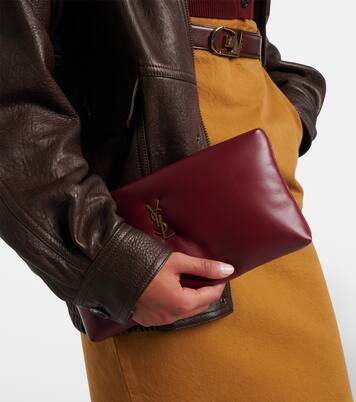 Clutch Calypso aus Leder | Saint Laurent