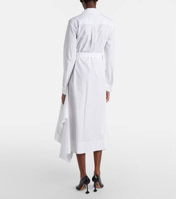 Draped cotton wrap dress | Loewe