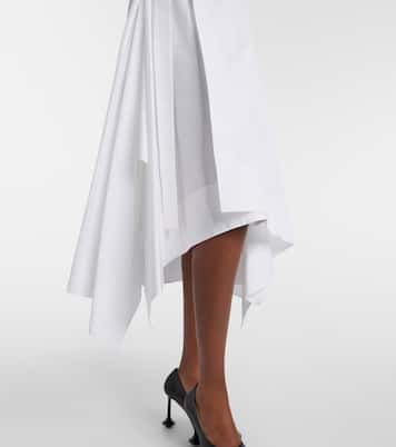 Draped cotton wrap dress | Loewe