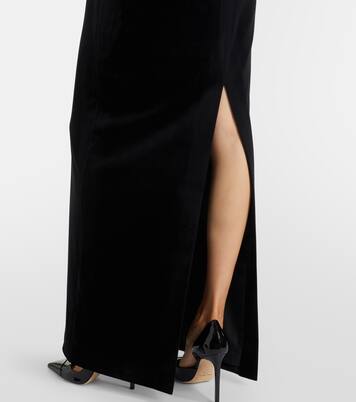 Robe Marilyn aus Samt | Leo Lin