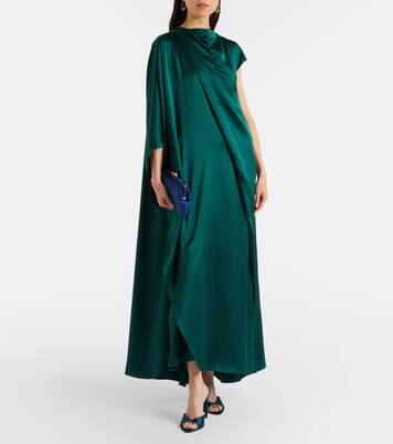 Hiba silk satin maxi dress | Roksanda