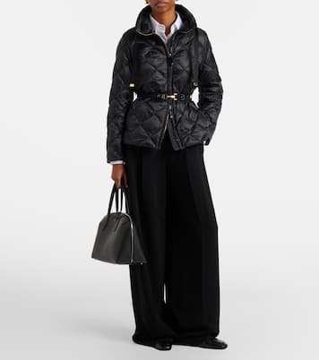 Belted quilted down jacket | Max Mara