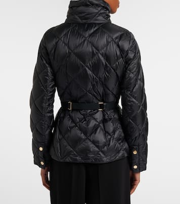 Belted quilted down jacket | Max Mara