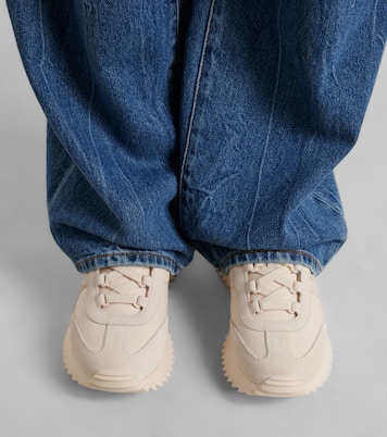 Pacey2 suede-trimmed sneakers | Moncler