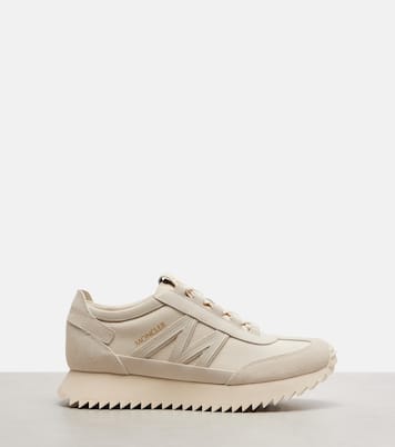 Pacey2 suede-trimmed sneakers | Moncler
